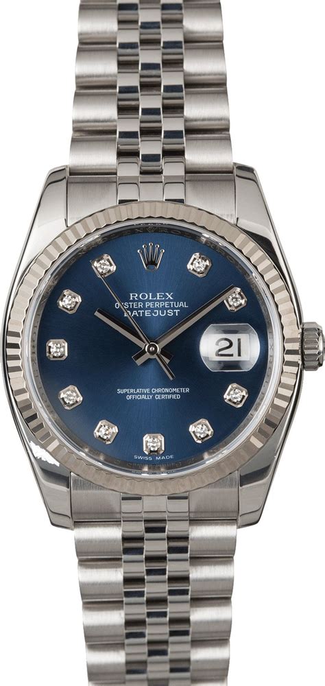 rolex datejust blue diamond|rolex datejust 31 mm.